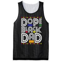 Dope Black Dad Black History Month Juneteenth 1865 Mesh Reversible Basketball Jersey Tank