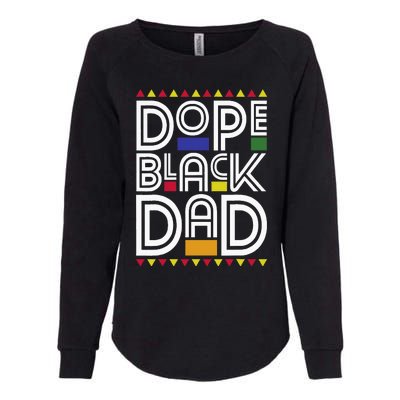 Dope Black Dad Black History Month Juneteenth 1865 Womens California Wash Sweatshirt