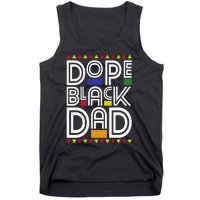 Dope Black Dad Black History Month Juneteenth 1865 Tank Top