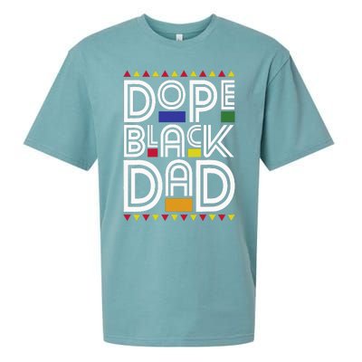 Dope Black Dad Black History Month Juneteenth 1865 Sueded Cloud Jersey T-Shirt