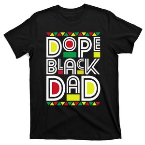 Dope Black Dad Black History Month Juneteenth 1865 T-Shirt