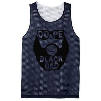 Dope Black Dad Gift Fathers Day Mesh Reversible Basketball Jersey Tank