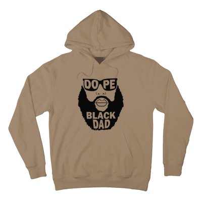 Dope Black Dad Gift Fathers Day Hoodie