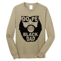 Dope Black Dad Gift Fathers Day Long Sleeve Shirt