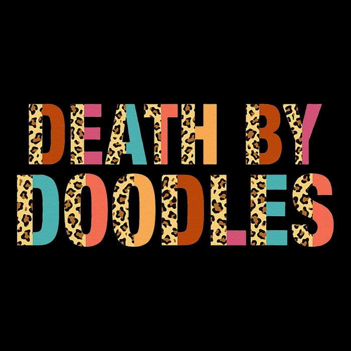 Death By Doodles Dog Groomer Dog Grooming Leopard Print Youth Performance Sprint T-Shirt