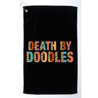 Death By Doodles Dog Groomer Dog Grooming Leopard Print Golf Towel