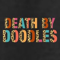 Death By Doodles Dog Groomer Dog Grooming Leopard Print Golf Towel