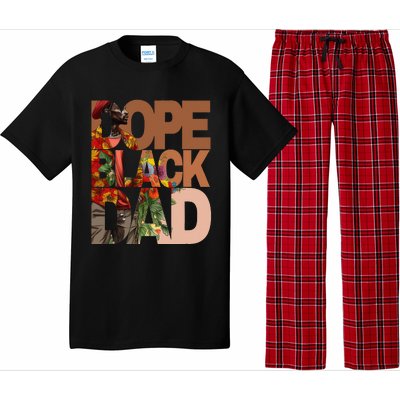 Dope Black Dad Juneteenth Black History Month Pride Fathers Pajama Set