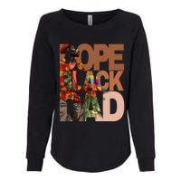 Dope Black Dad Juneteenth Black History Month Pride Fathers Womens California Wash Sweatshirt