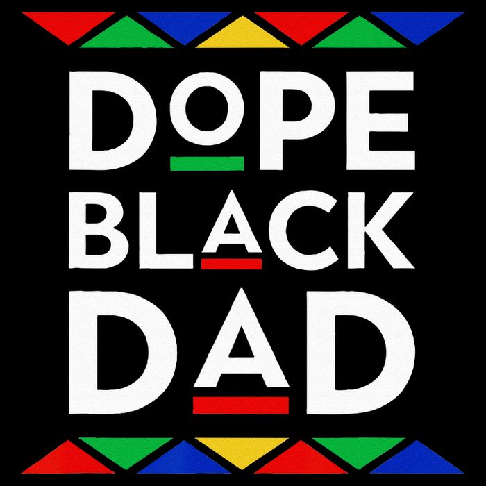 Dope Black Dad Cool Father's Day Gift African American Pride Doggie Tank