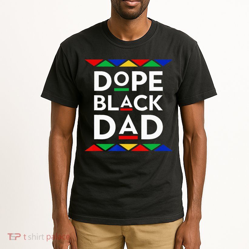 Dope Black Dad Cool Father's Day Gift African American Pride Tall T-Shirt