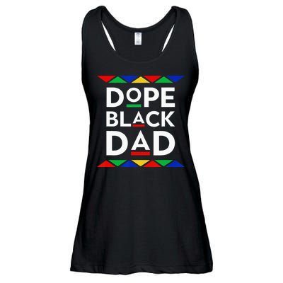 Dope Black Dad Cool Father's Day Gift African American Pride Ladies Essential Flowy Tank