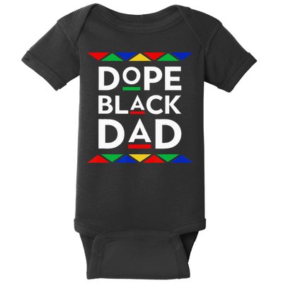 Dope Black Dad Cool Father's Day Gift African American Pride Baby Bodysuit