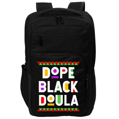 Dope Black Doula African American Job Proud Profession Impact Tech Backpack