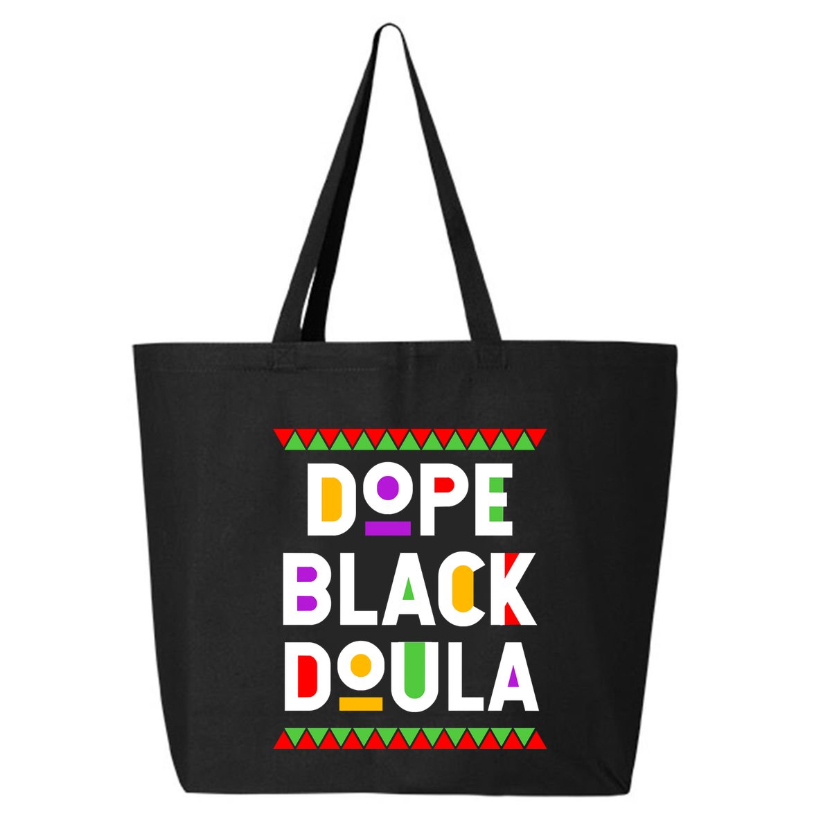 Dope Black Doula African American Job Proud Profession 25L Jumbo Tote