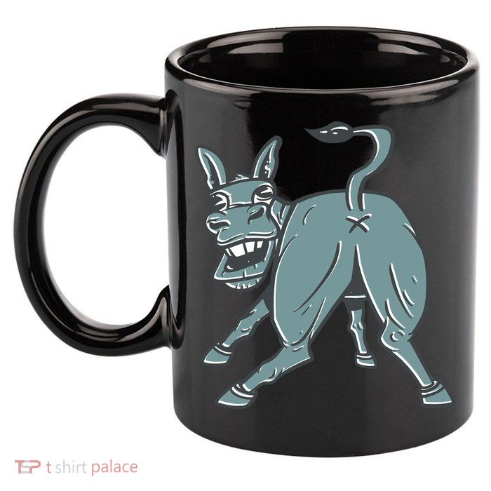 Amazing Donkey Butt 11oz C Handle Ceramic Mug