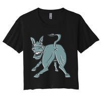 Amazing Donkey Butt Women's Crop Top Tee