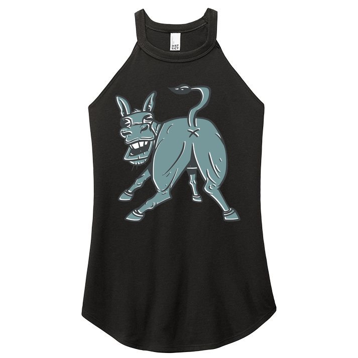 Amazing Donkey Butt Women's Perfect Tri Rocker Tank