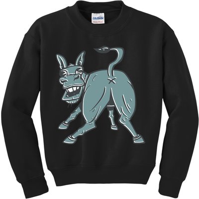 Amazing Donkey Butt Kids Sweatshirt