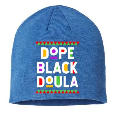 Dope Black Doula African American Job Proud Profession Great Gift Sustainable Beanie