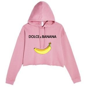 Dolce & Banana Crop Fleece Hoodie