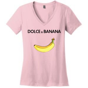 Dolce & Banana Women's V-Neck T-Shirt