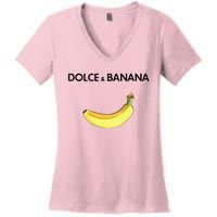 Dolce & Banana Women's V-Neck T-Shirt