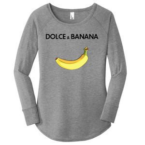 Dolce & Banana Women's Perfect Tri Tunic Long Sleeve Shirt