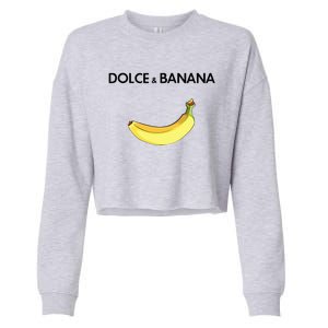 Dolce & Banana Cropped Pullover Crew