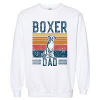 Dog Boxer Dad Vintage Boxer Dad Garment-Dyed Sweatshirt