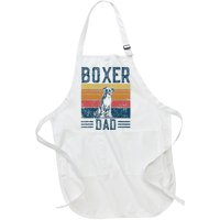 Dog Boxer Dad Vintage Boxer Dad Full-Length Apron With Pockets