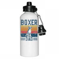 Dog Boxer Dad Vintage Boxer Dad Aluminum Water Bottle