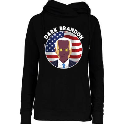 Dark Brandon Womens Funnel Neck Pullover Hood