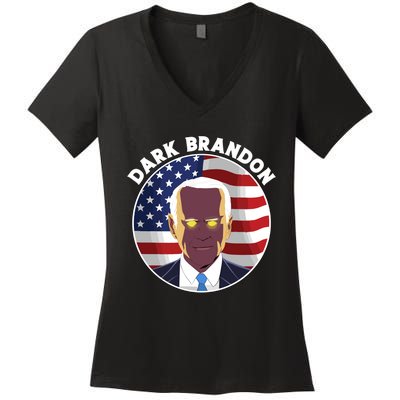 Dark Brandon Women's V-Neck T-Shirt