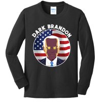 Dark Brandon Kids Long Sleeve Shirt