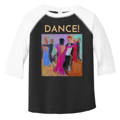 DANCE! Ballroom Dance Fine Art Design From Original Painting Toddler Fine Jersey T-Shirt