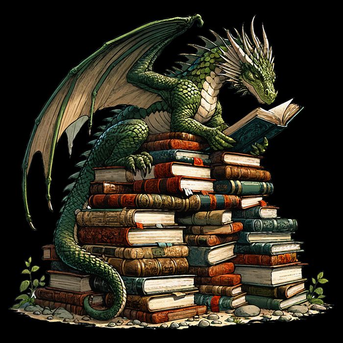 Distressed Bookworm Dragons Reading Book Dragons And Books Impact Tech Backpack