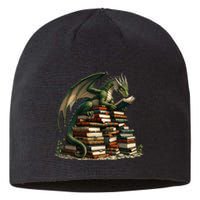 Distressed Bookworm Dragons Reading Book Dragons And Books Sustainable Beanie