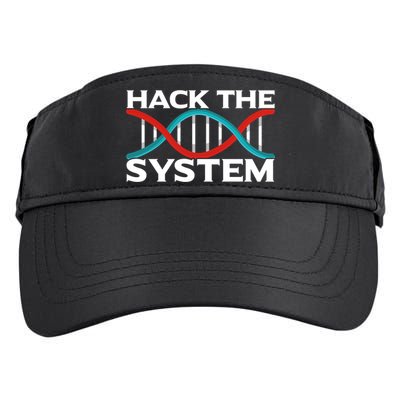 Diy Biology Dna Double Helix Hack The System Biohacker Gift Adult Drive Performance Visor