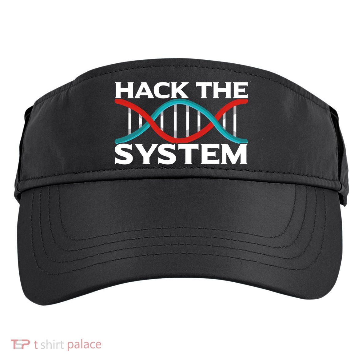Diy Biology Dna Double Helix Hack The System Biohacker Gift Adult Drive Performance Visor