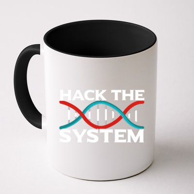 Diy Biology Dna Double Helix Hack The System Biohacker Gift Mug