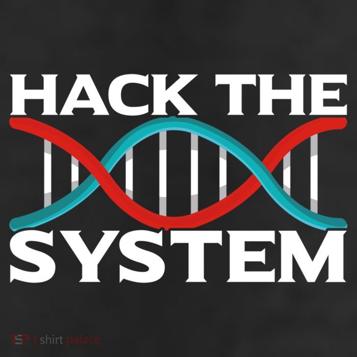 Diy Biology Dna Double Helix Hack The System Biohacker Gift 25L Jumbo Tote