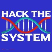 Diy Biology Dna Double Helix Hack The System Biohacker Gift Sustainable Beanie