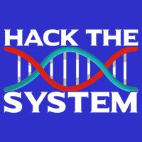 Diy Biology Dna Double Helix Hack The System Biohacker Gift 16 in Basic Backpack