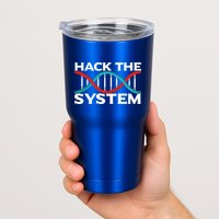 Diy Biology Dna Double Helix Hack The System Biohacker Gift Tumbler