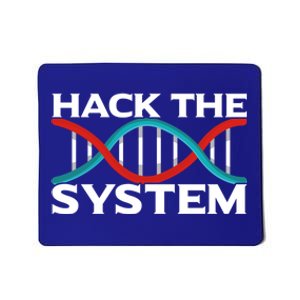 Diy Biology Dna Double Helix Hack The System Biohacker Gift Mousepad