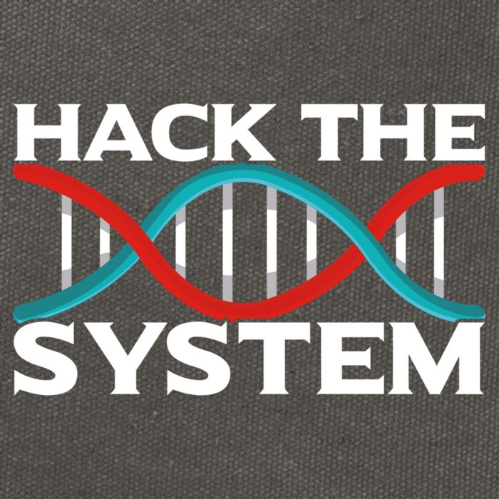 Diy Biology Dna Double Helix Hack The System Biohacker Gift Cotton Canvas Backpack