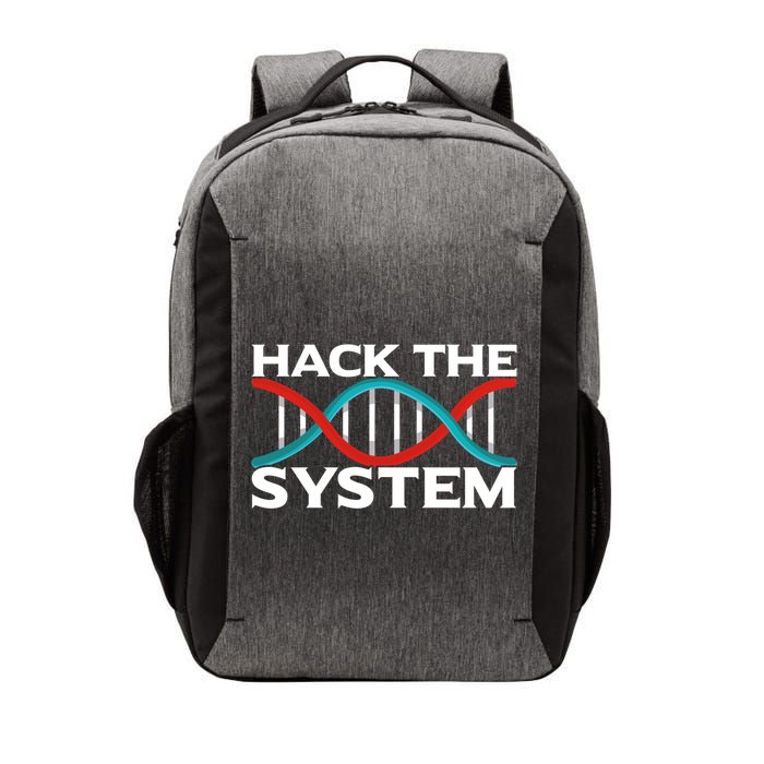 Diy Biology Dna Double Helix Hack The System Biohacker Gift Vector Backpack