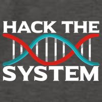 Diy Biology Dna Double Helix Hack The System Biohacker Gift Vector Backpack
