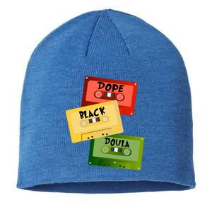 Dope Black Doula Black History Month Black Birth Matters Gift Sustainable Beanie